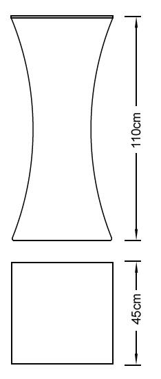 الجدول LED للماء في الهواء الطلق (G013)