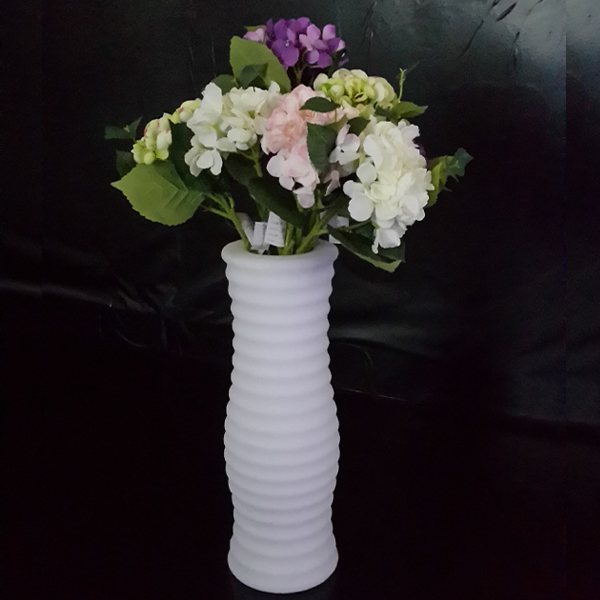 زخرفة مزهرية مضيئة LED مستديرة للماء (F003)