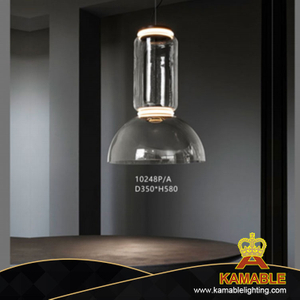 واضح زجاج غرفة الطعام الحديثة قلادة مصباح (KA10248P / A)