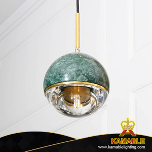 مصباح قلادة غرفة الطعام بتصميم خاص من الرخام (KA505-P)