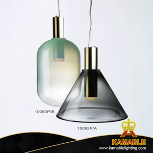 مصباح قلادة زجاجي حديث بتصميم غرفة (KA10093P / A)