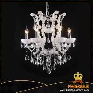 ثريا كريستال منزلية بلون أبيض (10066-6 لتر)