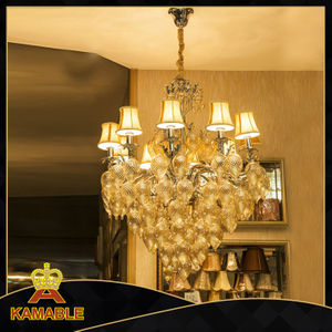 ثريات مشروع زجاج بهو الفندق الفاخر (KA241)