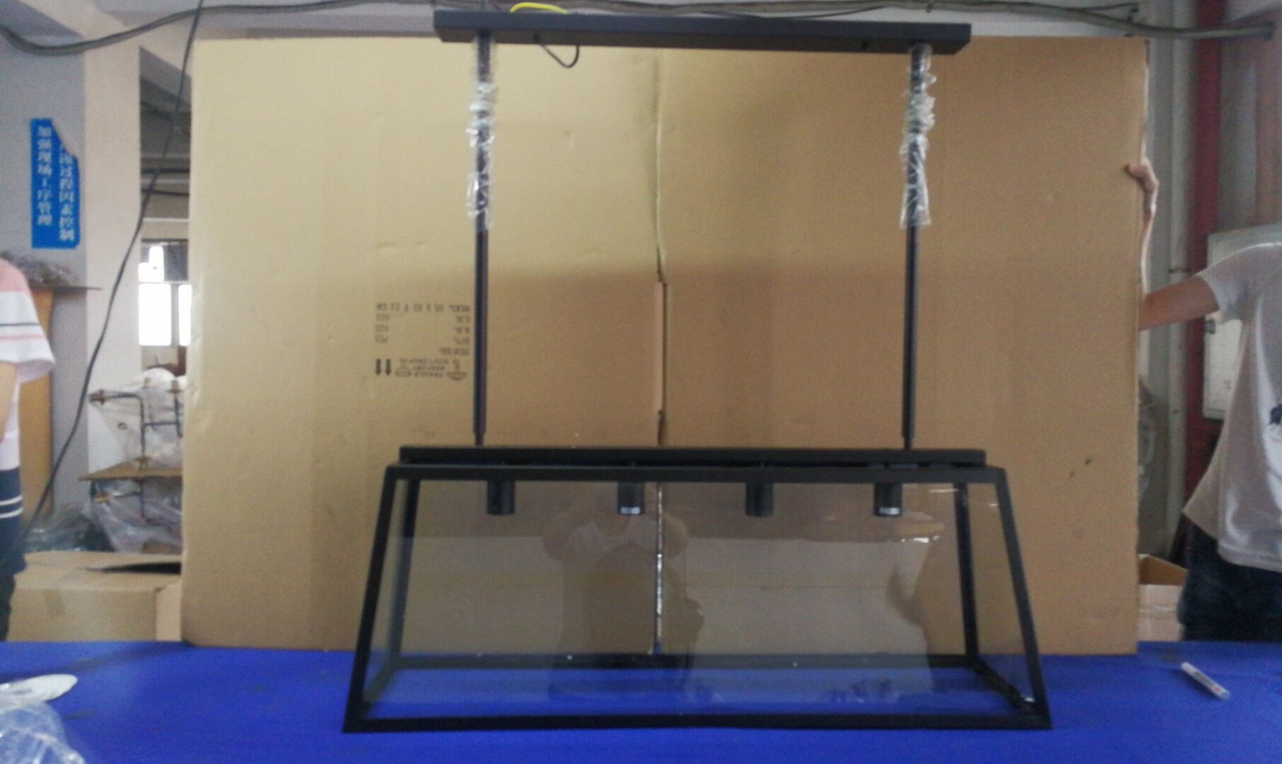 الزجاج الظل مصباح قلادة الزخرفية الصناعية (SG72)