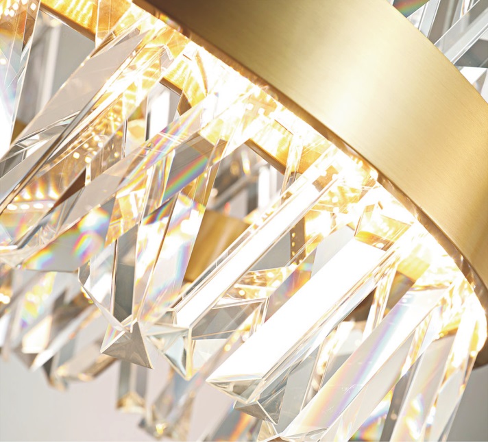 Mdoern Decorative Stainless Steel Crystal Pendant Lamp (G8618-L1150)